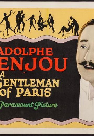 A Gentleman of Paris poster