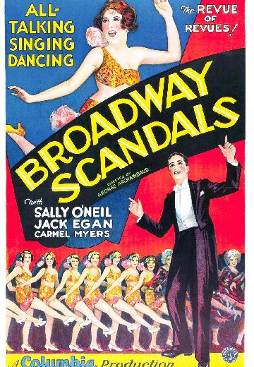 Broadway Scandals poster