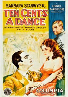 Ten Cents a Dance poster