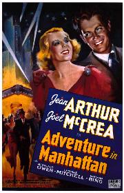 Adventure in Manhattan poster