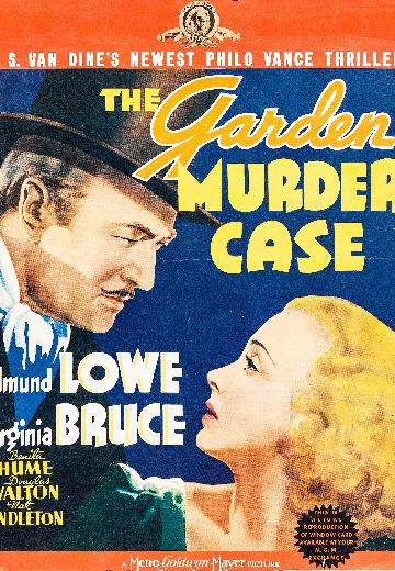 The Garden Murder Case poster