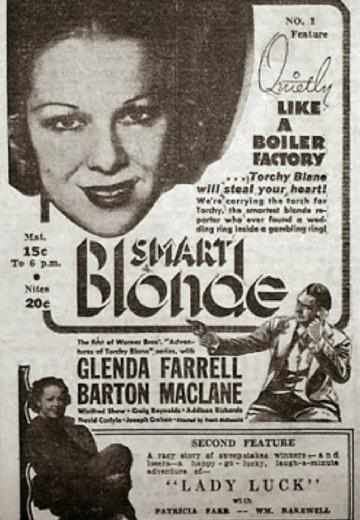 Smart Blonde poster