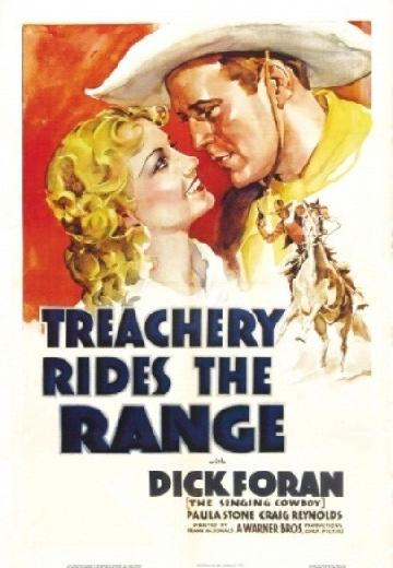 Treachery Rides the Range poster