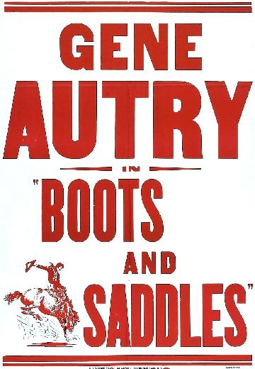 Boots and Saddles poster