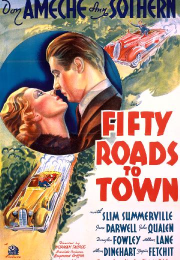 Fifty Roads To Town poster