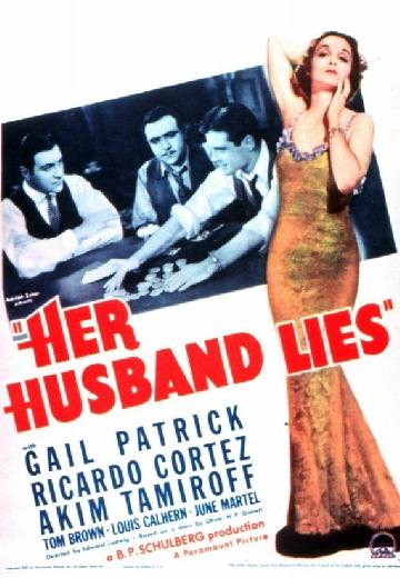 Her Husband Lies poster