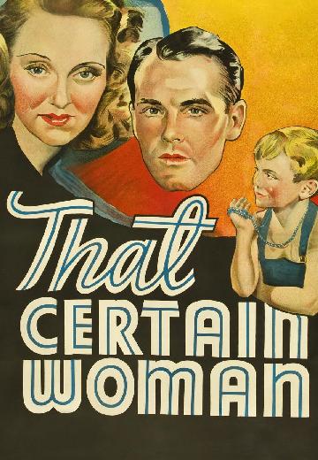 That Certain Woman poster