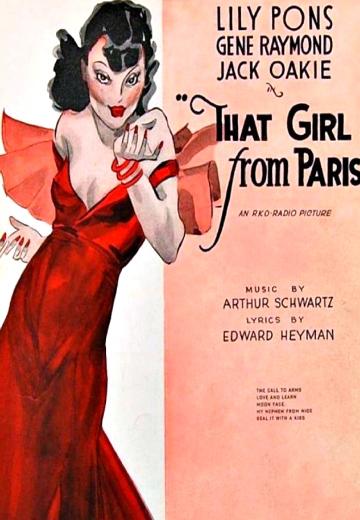 That Girl From Paris poster