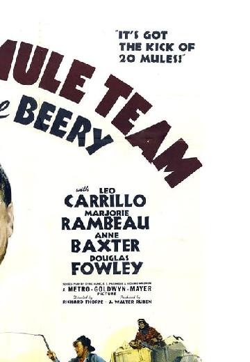 20 Mule Team poster