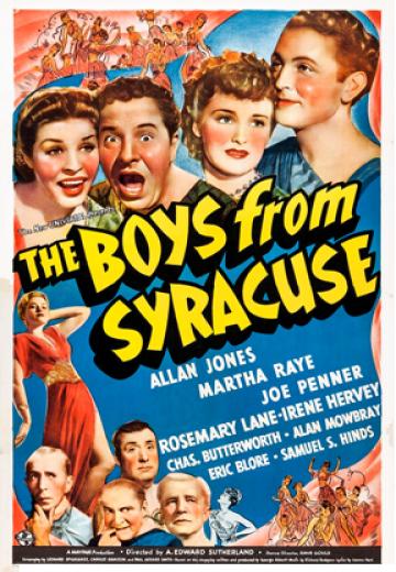 The Boys From Syracuse poster