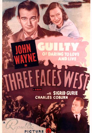 Three Faces West poster