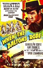 When the Daltons Rode poster