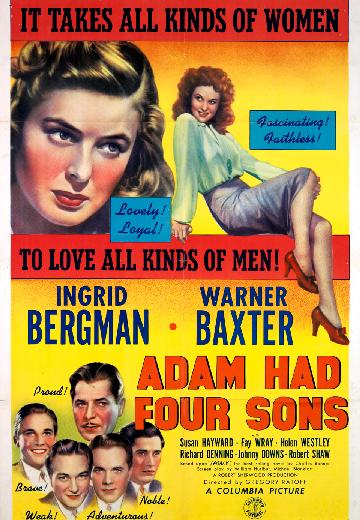 Adam Had Four Sons poster