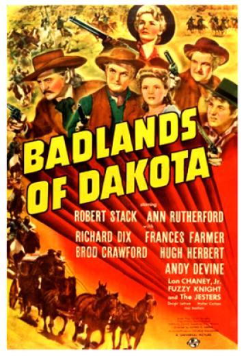 Badlands of Dakota poster