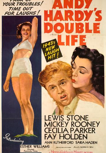 Andy Hardy's Double Life poster