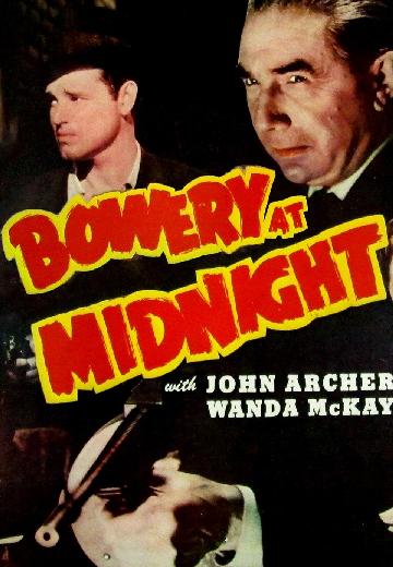 Bowery at Midnight poster