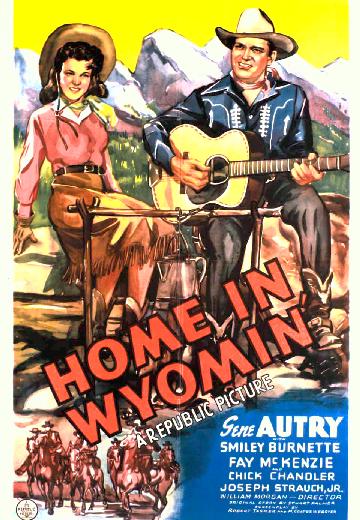 Home in Wyomin' poster