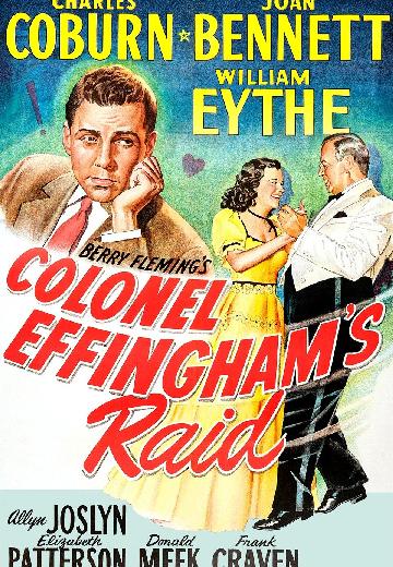 Colonel Effingham's Raid poster