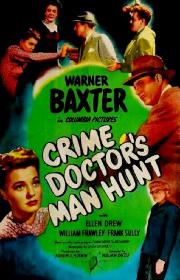Crime Doctor's Manhunt poster
