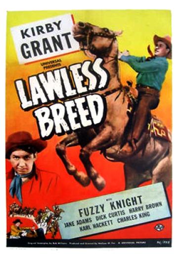 Lawless Breed poster