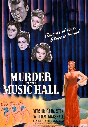 Murder in the Music Hall poster