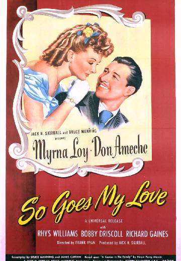 So Goes My Love poster