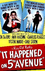 It Happened on 5th Avenue poster
