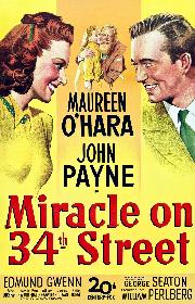 Miracle on 34th Street poster