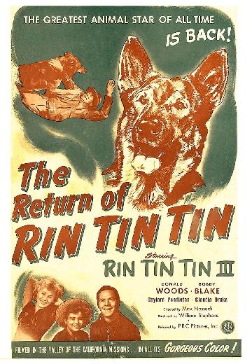 The Return of Rin Tin Tin poster