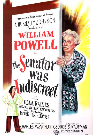 The Senator Was Indiscreet poster