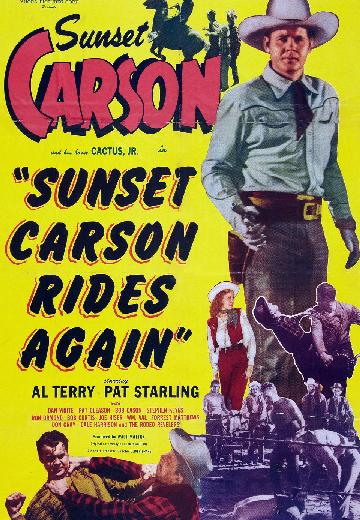 Sunset Carson Rides Again poster