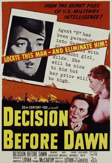 Decision Before Dawn poster