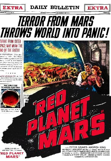 Red Planet Mars poster