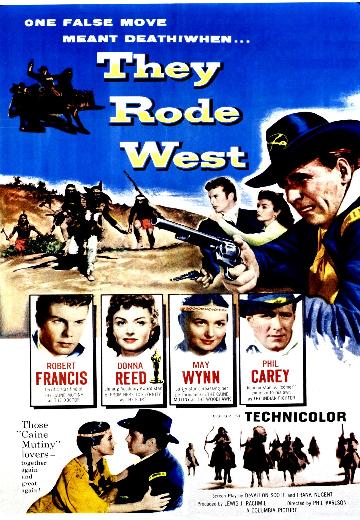 They Rode West poster