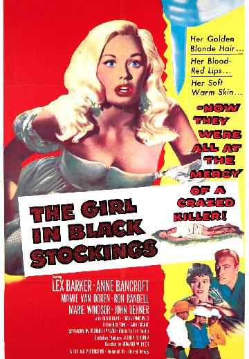 The Girl in Black Stockings poster