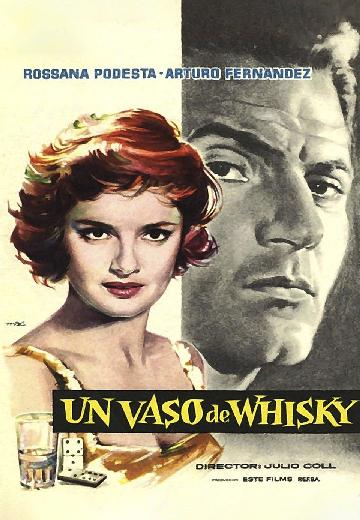 Un vaso de whisky poster