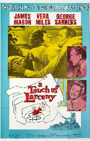 A Touch of Larceny poster