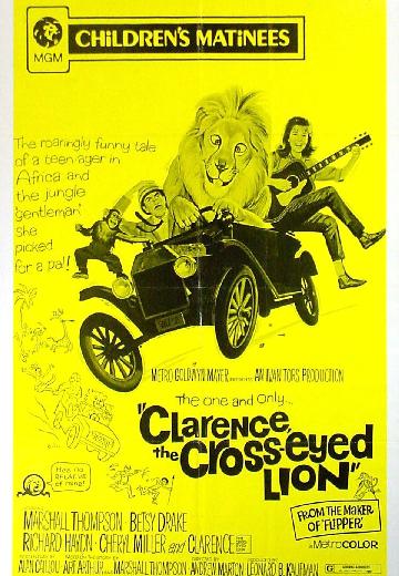 Clarence, the Cross-Eyed Lion poster