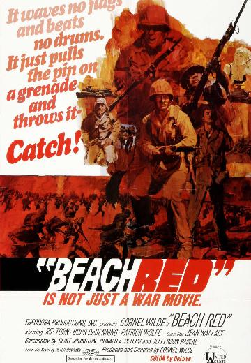 Beach Red poster