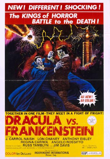 Dracula vs. Frankenstein poster