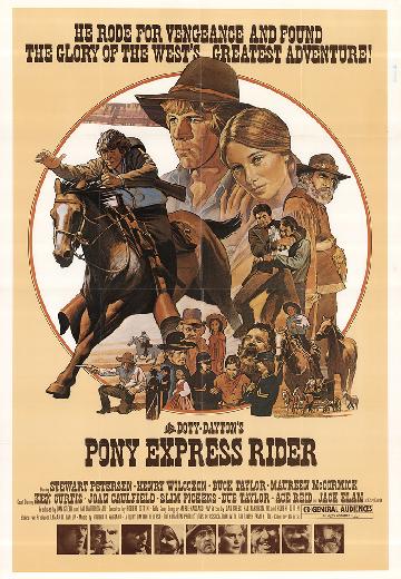 Pony Express Rider poster