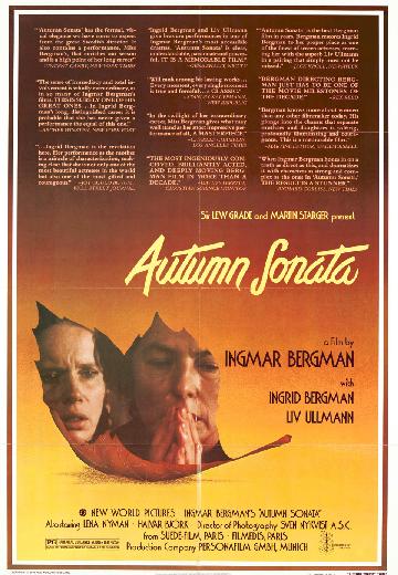 Autumn Sonata poster