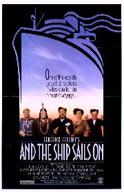 And the Ship Sails On poster