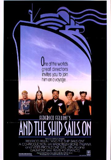 And the Ship Sails On poster