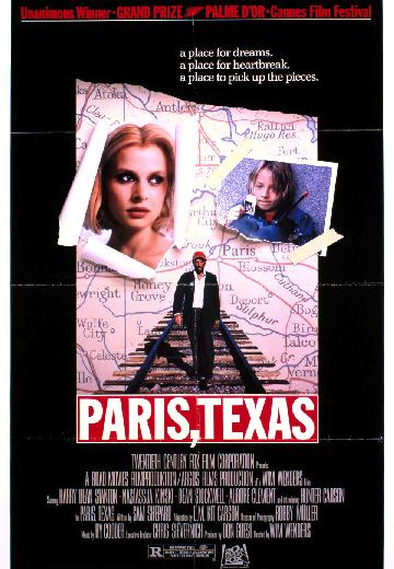Paris, Texas poster