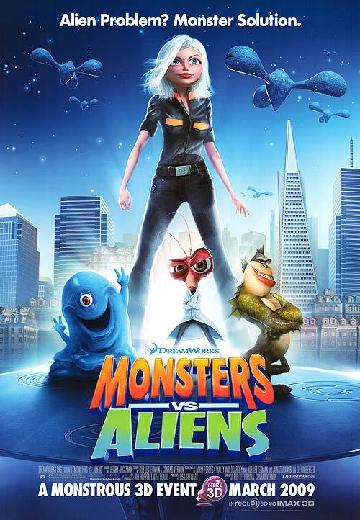 Monsters vs. Aliens poster