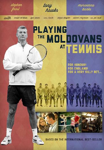 Playing the Moldovans at Tennis poster