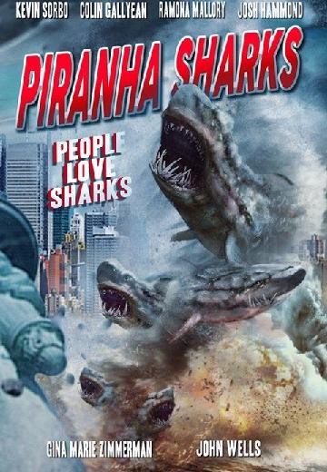 Piranha Sharks poster